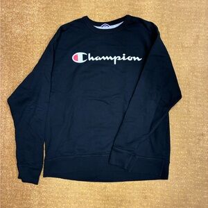Champion Black Crewneck Men's Sweater